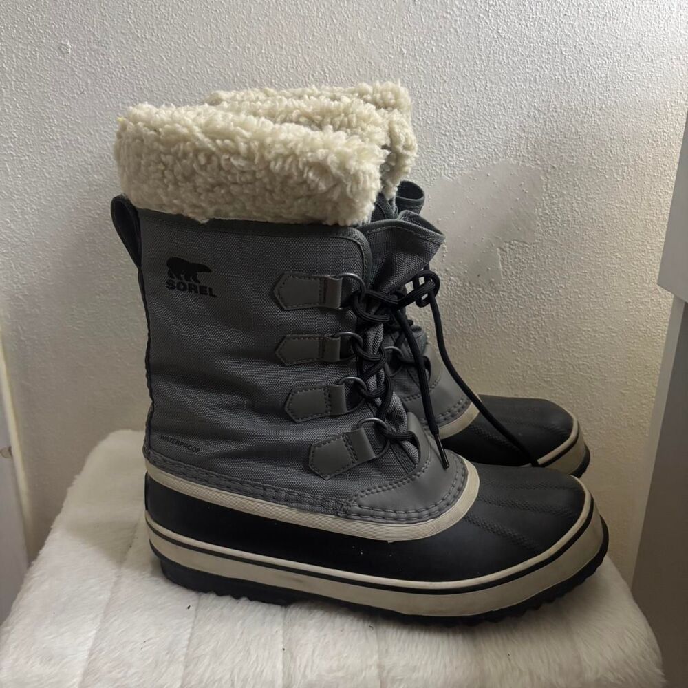 Sorel Women's Grey Waterproof/Snow Boots Women’s Size 8